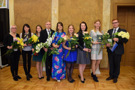 VMF studente saņem Vagneru ģimenes stipendiju