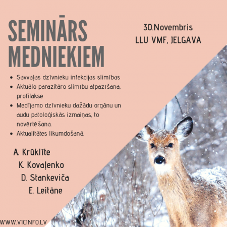 Seminārs Medību speciālistiem